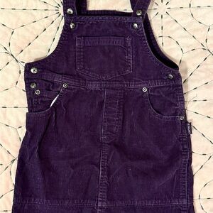 Carter’s Purple Corduroy Overall Dress